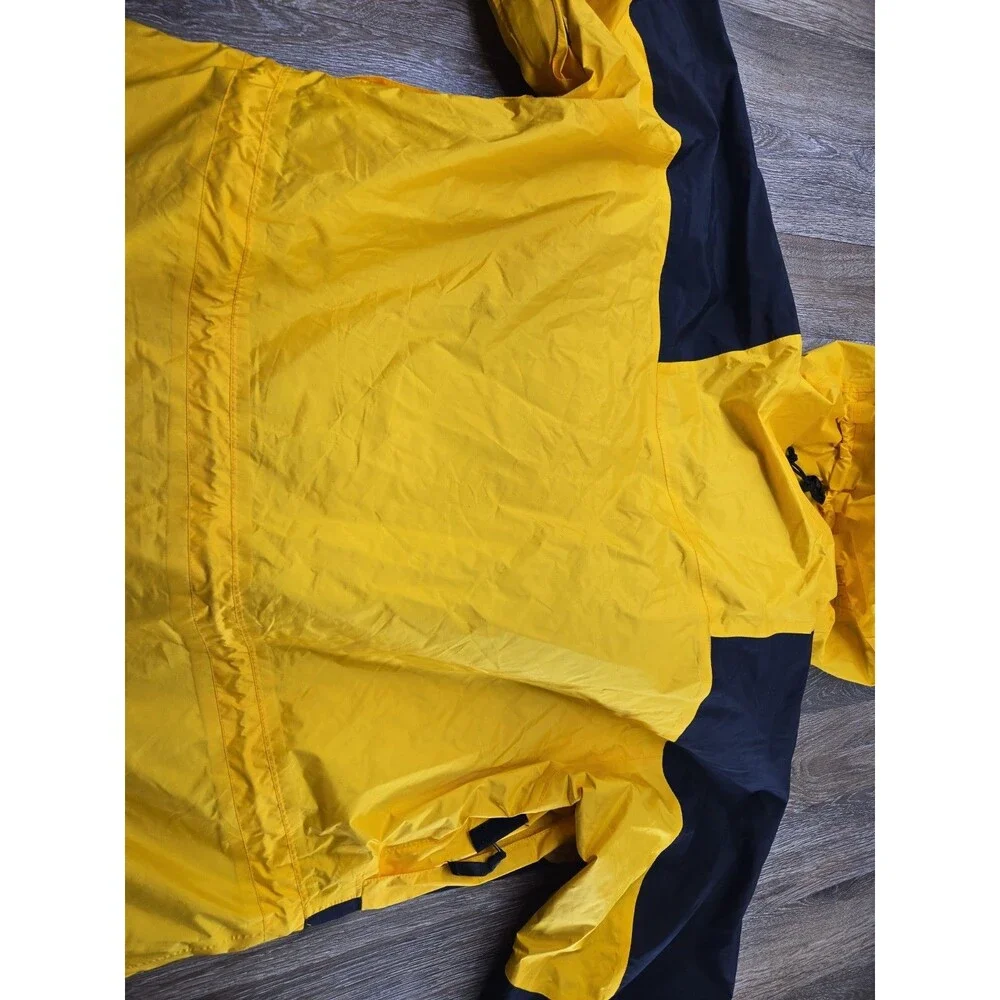 Vintage The North Face Gore-Tex Mountain Jacket Men's XL Yellow Black Shell Only